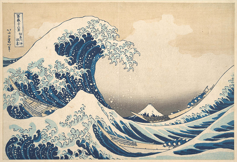 ภาพ The Great Wave ของ Hokusai